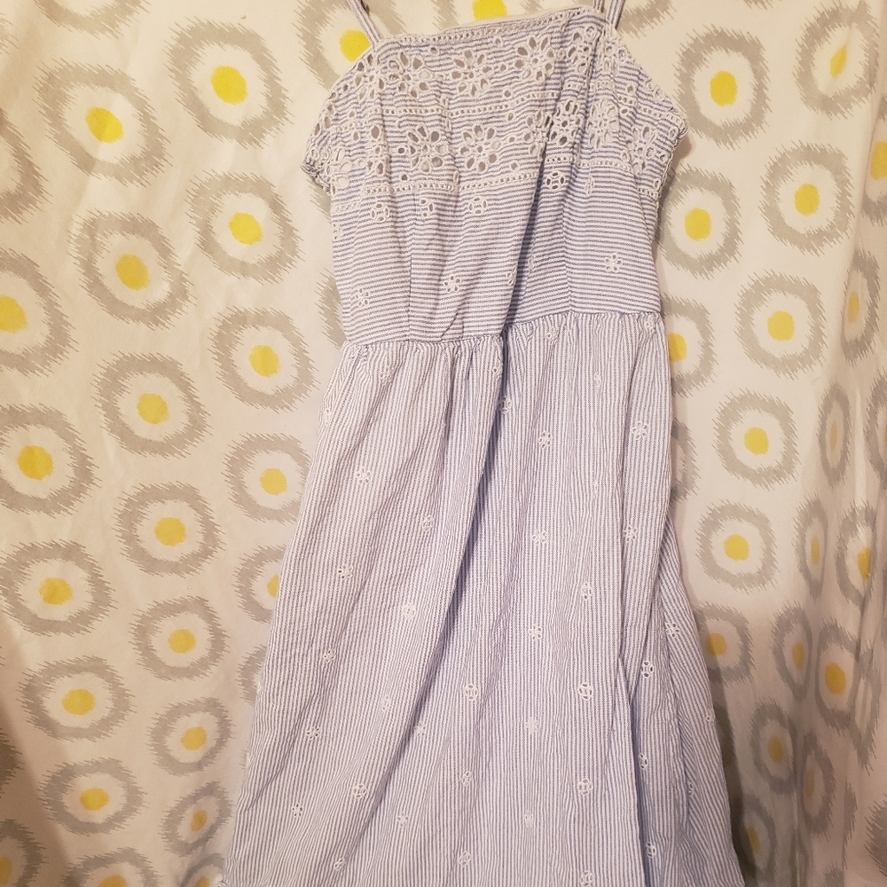 Japna Blue Strapped Summer Dress